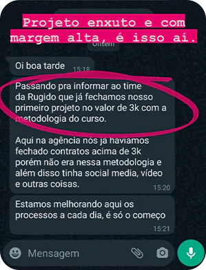 Contrato de R$3.000,00 por mês