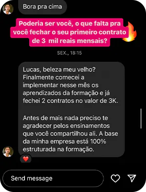 Em UM MÊS, 2 contratos de R$3.000,00 mensais